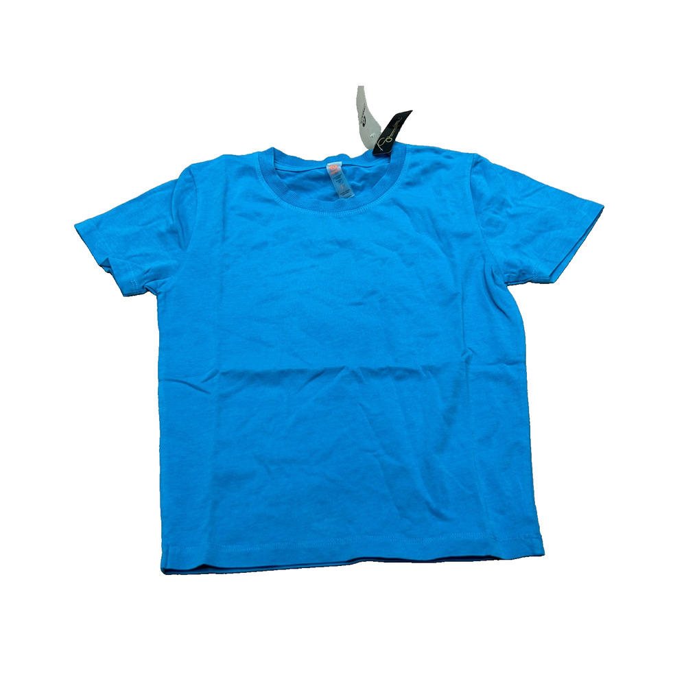 NWT Mono B Womens Royal Blue Stretch Knit Short Sleeve Comfort‎ T-Shirt Sz Small